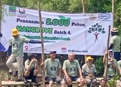 PT. NIPPISUN INDONESIA BUKTIKAN KOMITMEN KEPEDULIAN TERHADAP LINGKUNGAN DENGAN MENANAM MANGROVE BATCH IV.